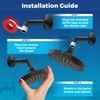 High Pressure Shower Head - Anti-Clogging Silicone Nozzles - 2.5