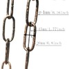 CUFEAL 6ft Aged Bronze Finish Lighting Chain Industrial Style Deco