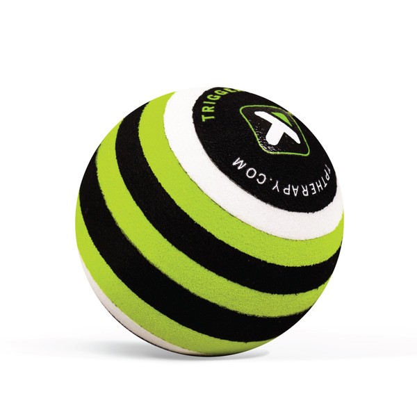 TriggerPoint 04420 MB1 Massage Ball, Myofascial Release, Stretch Ball, Diameter 2.6 inches (6.5 cm), Green