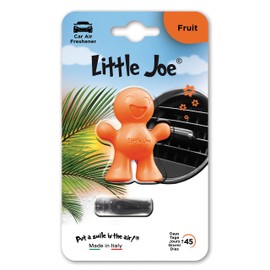 Little Joe Auto-Lufterfrischer, zum Anbringen an jedem Lüftungsgitter +/- 45 Tage Frische im Auto (Exotic Fruit / Orange)