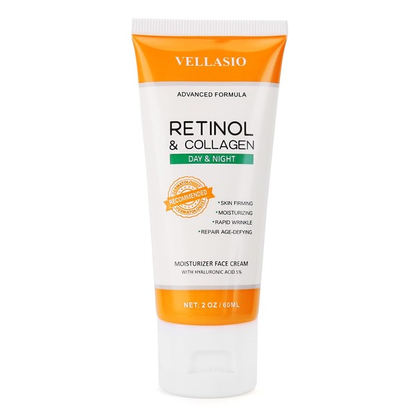 Retinol Cream for Face Moisturizer,Anti-Aging Collagen Cream for Tightening Skin,Day