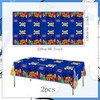 Roaring Good Time 2PCS Superhero Birthday Party Tablecloth Super Hero