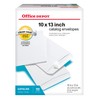 Office Depot Clean Seal(TM) Catalog Envelopes, 10in. x 13in, White,