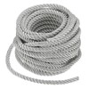M METERXITY 11 Yards Twisted Rope Trim, 8mm/0.31 in Silver