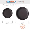 KOVOSCH 6 Pack Closet Door Finger Pull Oil Rubbed Bronze-