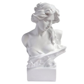 PIGPIGFLY Artemis Resin Bust Statue, Greek Mythology Goddess, Mini Figure Statues, Home Store Decoration, Modern Abstract Art Sculptures Decoration, Office Decorations, Polyresin, Gift