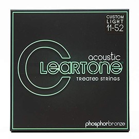 Cleartone Custom-Light Gauge Coated Acoustic Guitar Strings