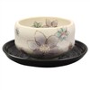 Mino Ware Loose Bowl (With Tea Holder), Clematis