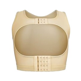 ALG Posture Supporter, Posture Correction Belt, Bust Lifting, Back Muscle Correction, Posture Correction, Inner Wear, Women, Shoulder Muscle Support, Thin, Easy to Wear, S/M/L - biege