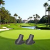Weicoca 2Pcs Black Golf Bag Stand Foot Replacements - Non-Slip