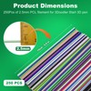 25 Colors 250PCS 3D Pen Filament Refill for 3doodler Start