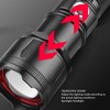 30W Zoomable Flashlights LED Metal Switch Super Bright Flashlight for
