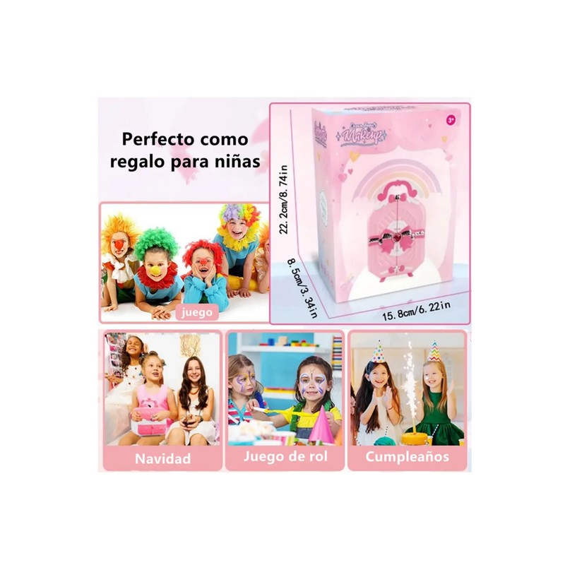 Juego De Juguetes Lavables De Seguridad Cosmética Para Niñas Malubero