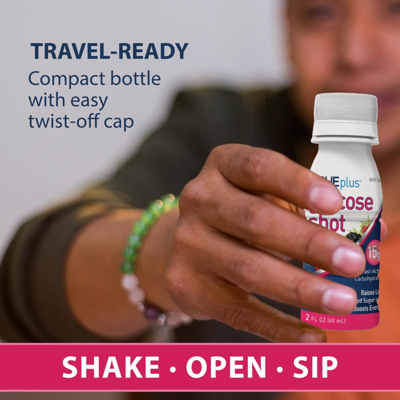 TRUEplus® Glucose Shots 6 bottles - Mixed Berry