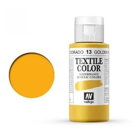 Vallejo : Textile Paint : 60ml : Golden Yellow