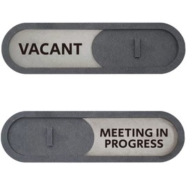Vacant/Meeting in Progress Sign (Gray)