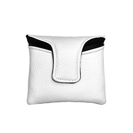 Mallet Headcover Putter Cover for Odyssey 2 Ball Tailor Made Spider Putter Shoe Pattern (White)