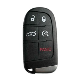 Smart Key for Dodge Journey, YIKEBALOG 5 Buttons Proximity Remote Control Key Fob fit for Dodge Journey Chrysler 300 2015-2018 m3n-40821302
