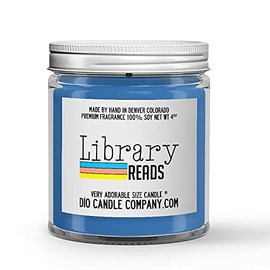 Library Reads Candle (4oz) Books and Tea Scented Soy