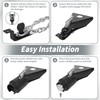 SaphRec Upgraded Trailer Lock, Fits 2 Inch Coupler Heavy Duty