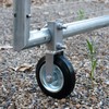 Gate Wheel Supporting Metal Swing Gate with 1-5/8" Thru 2"