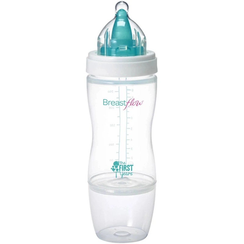 The First Years Breastflow Bottle, 9-Ounce, Set of 3