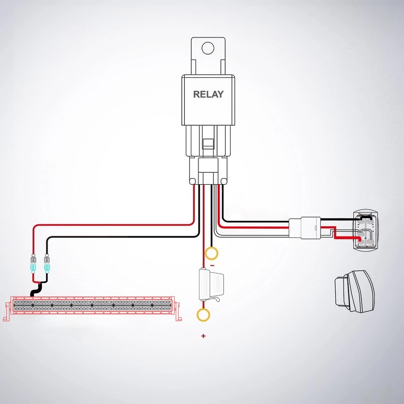 Nilight LED Light Bar 33Inch Triple Row Spot Flood Combo