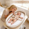JVEOO Baby Changing Basket with Diaper Changing Pad Breathable Waterproof