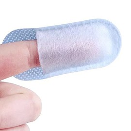 Pack of 50 Disposable Teeth Brushing Finger Wipes for Camping & Festivals Brush Ups