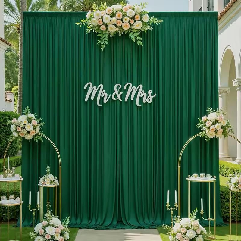 White Ceiling Drapes for Weddings and Parties – Polyester Backdrop