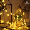 Importeek 5pz Mini Serie Cortina Luces Led Decorativa Estrellas 2m