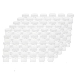 PandaHall 20 Streifen Mini Leerer Farbtopf Pod Strips 5ml Leere Farbstreifen Kunsthandwerk Kunststoff-Aufbewahrungsbehälter Für Schulen, Sommercamps