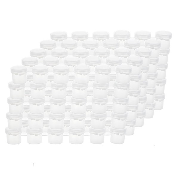PandaHall 20 Streifen Mini Leerer Farbtopf Pod Strips 5ml Leere