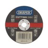 Draper 94767 Metal Cutting Disc, 75 x 1 x 10mm
