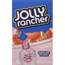 Jolly Rancher Singles-To-Go Sugar Free Watermelon Drink Mix, 6-ct (Pack of 6)