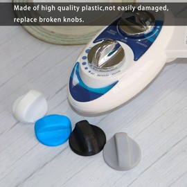 PIAOLGYI Replacement Knob for Luxe Bidet Neo 120 & Neo 185,Accessories Compatible with Luxe Bidet Neo 120 & 185 (2, White)