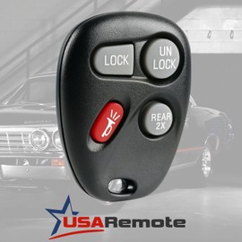 Car Key Fob Keyless Entry Remote fits Chevy Astro Blazer/GMC Jimmy Safari/Oldsmobile Bravada 1998 1999 2000 2001 (KOBUT1BT, 15732805)