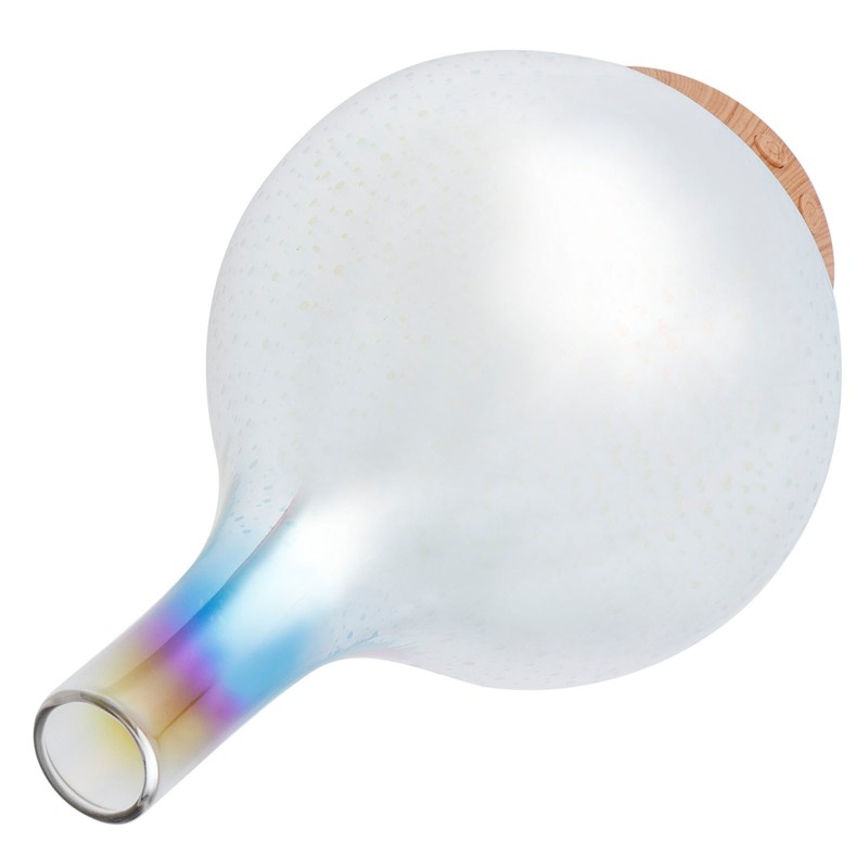 100ml Glass Essential Oil Aroma Diffuser Colorful Light Ultrasonic Humidifier