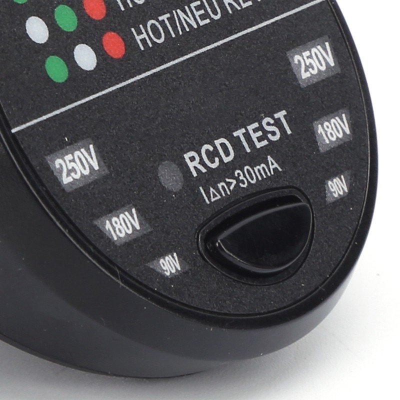 ST02E Socket Tester with LED Display Power Polarity Detector for