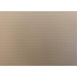 Slater's Plastikard 0406 7mm 'O' Gauge Brick Plastic Styrene Sheet