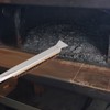 Pizza Oven Brush with Scraper Detachable Wooden Handle Coconut Fiber