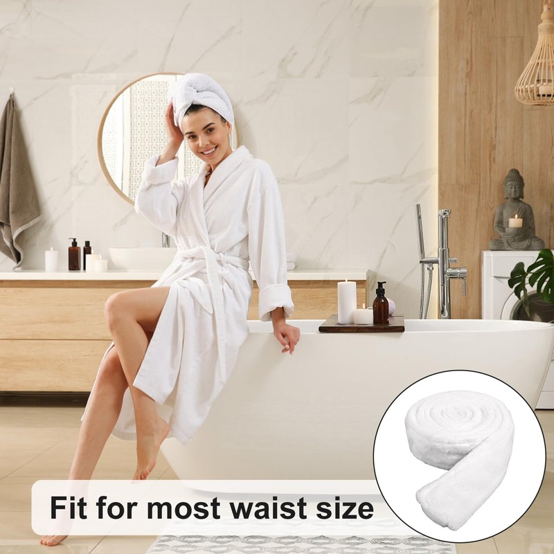 Mikovivi Robe Belt, Soft Robe Belt Replacement Flannel Robe Tie