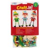 Baker Ross AX398 Christmas Tree Elf Decoration Kits - Pack