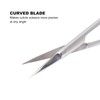 Professional Precise Pointed Tip Cuticle Scissors Stainless Steel Curved Blade