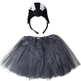 Kirei Sui Kids Costume Tutu Set Penguin Black