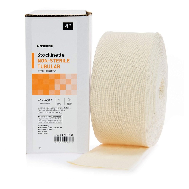 McKesson Cotton Stockinette with High-Grade Yarn, 3 inches x 25