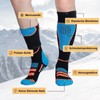 visionreast 2 Pairs Ski Socks Men & Women Merino Wool