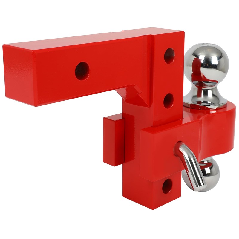 Abrillvt Dual Ball 6 Adjustable Trailer Towing Hitch 2 &