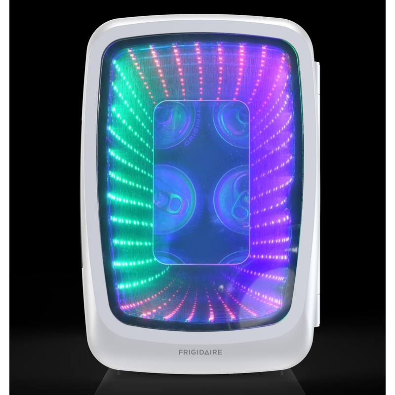 Frigidaire Gaming Light Up Mini Beverage Refrigerator, 6 can, 4