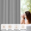 Seenus 72 x 78 inch Extra Long Waterproof Fabric Shower